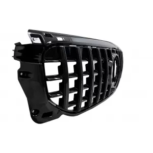 Front Grille suitable for Mercedes GLB-Class X247 (2019-2023) GT-R Panamericana Design Piano Black