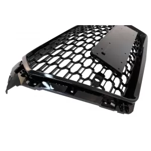 Badgeless Front Grille suitable for Audi A4 B9 8W (2016-2018) Sedan Avant RS Design Piano Black