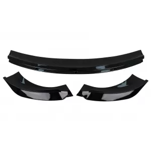 Front Bumper Spoiler Lip suitable for Tesla Model 3 (2017-up) Piano Black Add-on