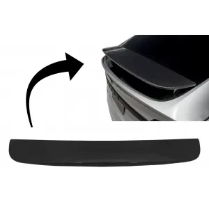 image-19-Dodatak kapica Spojler prtljažnika Wing pogodna za Tesla Model X (2015.-up) Real Carbon