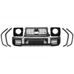 Stoßstange für Mercedes G-Klasse W463 W464 2018+ Gitter Radkästen G63-Look-image-6070191