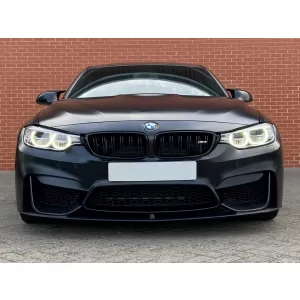Front Bumper Lip Spoiler suitable for BMW F80 M3 Sedan F82 M4 Coupe F83 M4 Cabrio (2014-2019)