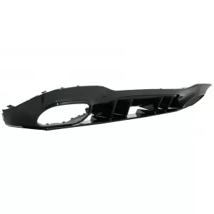 Rear Bumper Valance Diffuser suitable for Mercedes A-Class W177 Hatchback (2018-Up) Black Exhaust Muffler Tips