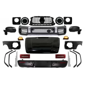 image-24-2018 G63 New Stil Conversion Body Kit prikladan za Mercedes G-Class W463 (2008-2017)