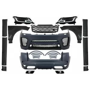 image-12-Komplett Body Kit LED fényszórókkal, Range Rover Sport L494 (2013-2017) modellekhez, 2019 SVR Dizájn