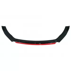 Front Bumper Lip Extension Spoiler suitable for VW Polo AW MK6 (2018-up) Piano Black Add-On