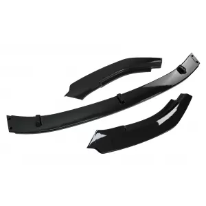Front Bumper Lip Extension Spoiler suitable for VW Golf VI 6 MK6 (2009-2013) GTI Design Piano Black