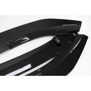 Front Bumper Lip Extension Spoiler suitable for VW Golf VI 6 MK6 (2009-2013) GTI Design Piano Black