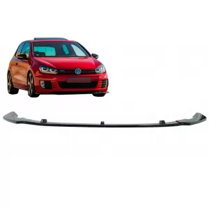 image-14-Frontlippen-Verlängerungsspoiler für VW Golf VI 6 MK6 2009-2013 GTI Look Glänzend schwarz