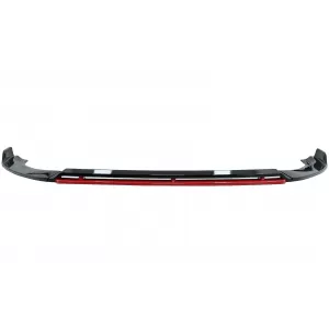 image-42-Első lökhárító spoiler VW Golf 7.5 Facelift (2017-2020) modellekhez, zongoralakk fekete/piros
