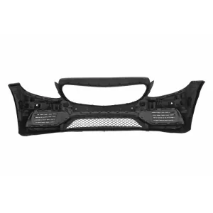 Bara fata fara grila centrala & Difuzor cu Ornamente Evacuare Crom compatibil cu Mercedes C-Class W205 S205 (2014-2018) C63 Design-image-6068454