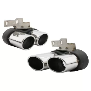 Heckstoßstangendiffusor für Audi A7 4K8 S-line 18+ Auspuff Tipps S7 RS7 Look-image-6069225