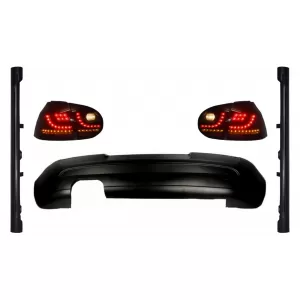 image-8-Hátsó lökhárító toldat füstszínű LED hátsó lámpával és küszöb spoilerrel, VW Golf 5 V (2003-2007), GTI Edition 30 Dizájn