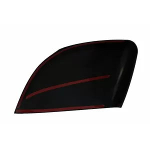 Diffuseur arrière pour Mercedes Classe A V177 Berline 09.18-2022 Noir Épuiser Miroir Couverture-image-6071045