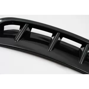 Rear Diffuser with  Front Side Vents and Flaps Side Fins suitable for Mercedes A-Class V177 Sedan (2018-2022) Black Exhaust