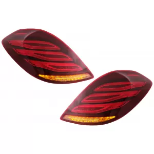Rückleuchten Volle LED für MERCEDES S W222 2013-2017 Dynamisch Drehen Facelift Look-image-6074803