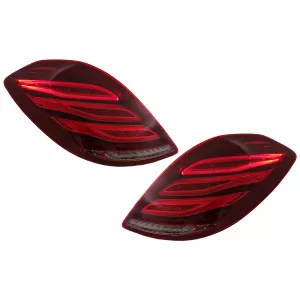 Rückleuchten Volle LED für MERCEDES S W222 2013-2017 Dynamisch Drehen Facelift Look-image-6074808