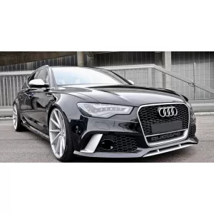 Cubierta gancho remolque Parachoques delantero para AUDI A6 C7 4G Facelift 2011-2018 RS6 Look-image-6074318