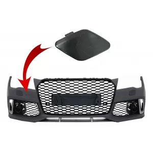 image-51-Abschlepphakenabdeckung Frontstoßstange für AUDI A7 4G 2010-2018 RS7 Look