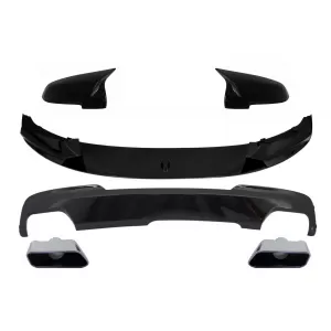 image-25-Első lökhárító spoiler, visszapillantó tükör borítás, diffúzor és kipufogóvégek, BMW 5 F10 F11 Sedan Touring (2015-2017), M-Performance dizájn