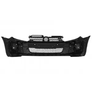 Bara Fata cu Prelungire Lip Negru Lucios compatibil cu VW Golf VI 6 (2008-2013) GTI Look-image-6072286