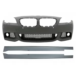 Bara Fata cu Praguri Laterale compatibil cu BMW Seria 5 F10 F11 (07.2010-2013) Non LCI Sedan Touring M-Technik Design-image-6072438