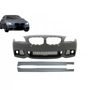 image-73-Prednji Branik s bočnim pragovima prikladan za BMW serije 5 F10 F11 Non LCI (07.2010-2013) Sedan Touring M-Technik Dizjan