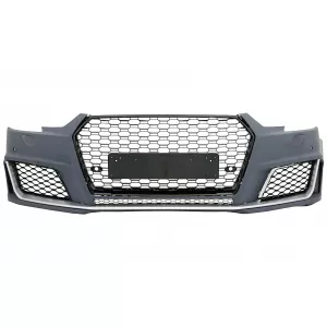 BodyKit für Audi A4 B9 8W 16-18 RS4 Look Stoßstange Endrohre Kühlergrill Diffusor-image-6072855