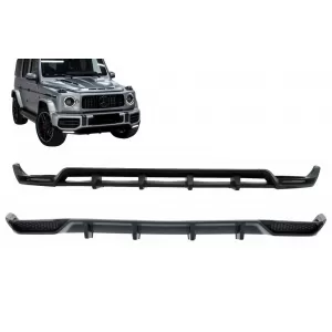 image-43-LED DRL Spojler na prednjem braniku sa stražnjim Branik prikladno za Mercedes G-Class Facelift Branik / Lip (2018-)