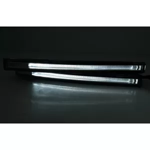 Stoßstange Spoiler LED DRL Erweiterung für Mercedes G Facelift W463 W464 18+Diffusor-image-6073210