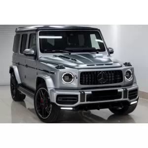 Stoßstange Spoiler LED DRL Erweiterung für Mercedes G Facelift W463 W464 18+Diffusor-image-6073219