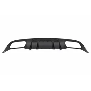 Difuzor Bara Spate si Ornamente Bara Spate Flapsuri compatibil cu Mercedes C-Class C205 A205 Coupe Cabriolet (2014-2019) Facelift C63S Design Negru-image-6073232