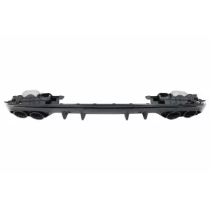 Difuzor cu ornamente evacuare si Eleron Portbagaj compatibil cu Mercedes C-Class W205 (2014-2020) pentru bara AMG Sport Line-image-6073650