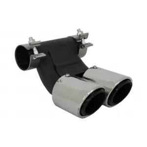 Exhaust Muffler Tips suitable for Porsche 718 Cayman Boxster 982 (2016-Up) Chrome