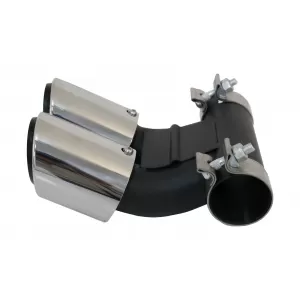 Exhaust Muffler Tips suitable for Porsche 718 Cayman Boxster 982 (2016-Up) Chrome