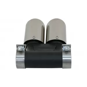 Exhaust Muffler Tips suitable for Porsche 718 Cayman Boxster 982 (2016-Up) Chrome