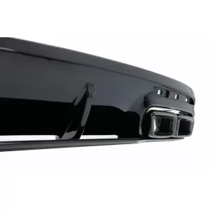 Diffusor für Mercedes S C217 Coupé A217 18-20 S63 Facelift Look Kühlergrill Endrohre-image-6073748