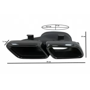 Diffuseur pour Mercedes S C217 Coupé A217 Cabrio 18-20 S63 Facelift Look Grille Conseils-image-6073772