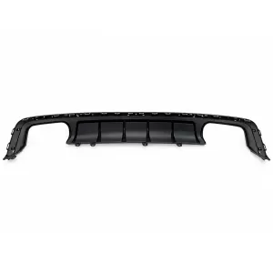 Nero lucido Diffusore & Scarico Punte per Audi A6 C8 4K Avant Sedan 2018+-image-6351019