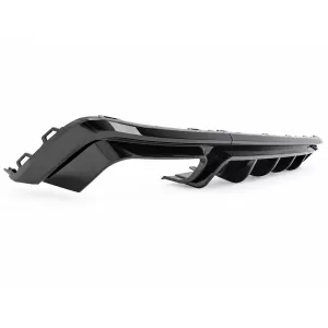 Nero lucido Diffusore & Scarico Punte per Audi A6 C8 4K Avant Sedan 2018+-image-6351020