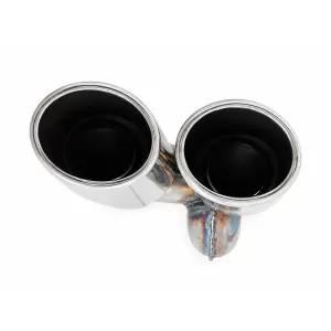 Nero lucido Diffusore & Scarico Punte per Audi A6 C8 4K Avant Sedan 2018+-image-6351022