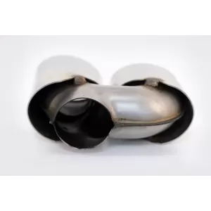 Exhaust Muffler Tips Tailpipes suitable for Audi Q5 8R (11.2008-2016) SQ5 Design Chrome