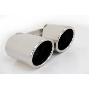 Exhaust Muffler Tips Tailpipes suitable for Audi Q5 8R (11.2008-2016) SQ5 Design Chrome