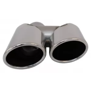 Exhaust Muffler Tips Tailpipes suitable for Audi Q5 8R (11.2008-2016) SQ5 Design Chrome