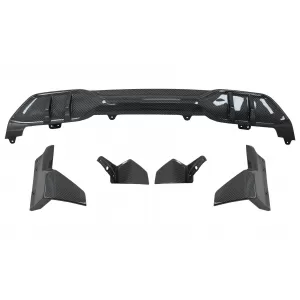 image-30-Body Kit első lökhárító spoiler és diffúzor, BMW X5 G05 (2018-tól) modellekhez, M Performance, szénszál