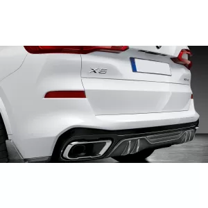 Aero Body Kit Stoßfängerlippe Diffusor für BMW X5 G05 2018-2022 M Performance Carbon Look-image-6076003