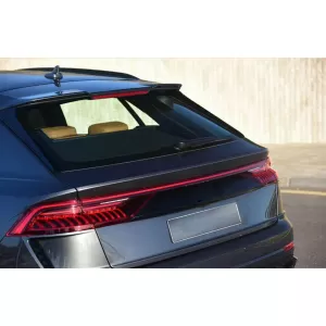 Rear Roof Spoiler suitable for Audi Q8 SUV (2018-up) RS Design Piano Black
