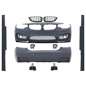 image-26-Body Kit BMW 4-es F32 Coupe F33 Cabrio (2013-03.2019) M4 Design hűtőráccsal és karbon kipufogóvéggel