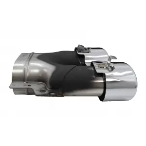 Diffusor für Mercedes C W205 S205 Sport Line 14-20 C43 Look Endrohre Chrom-image-6078329