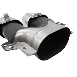 Diffusor für Mercedes C W205 S205 Sport Line 14-20 C43 Look Endrohre Chrom-image-6078330
